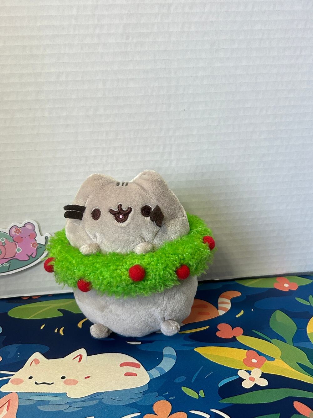Pusheen the Cat Pusheen Christmas Wreath Plush Stuffed Animal Toy Doll